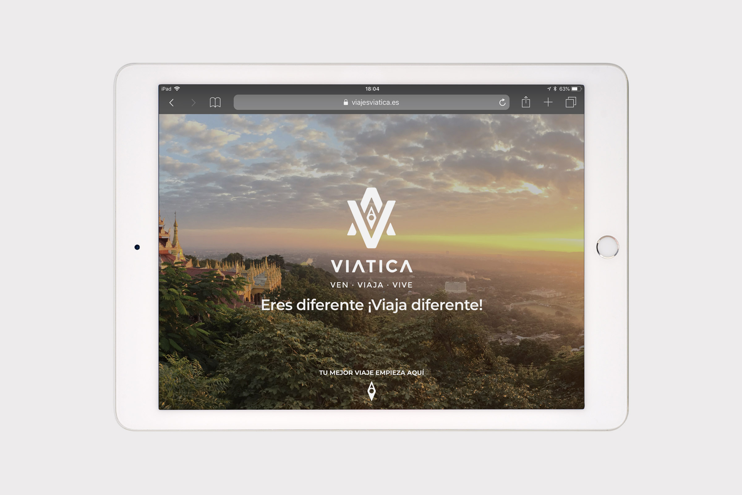 Diseño y programación web Viajes Viatica