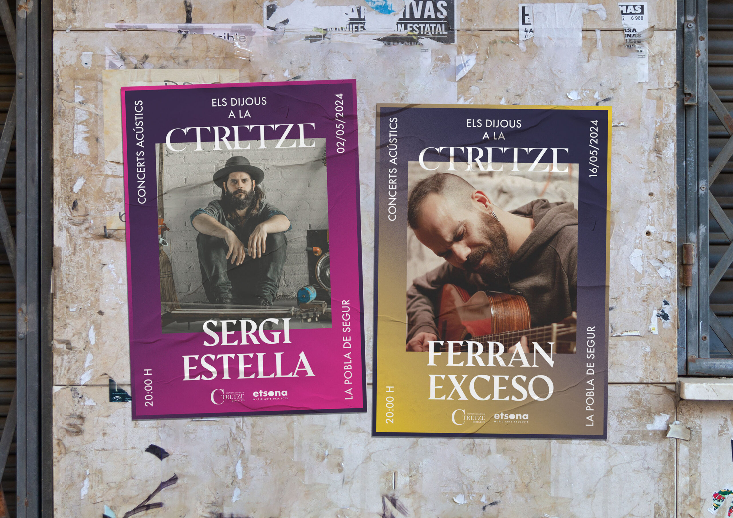 Cartells Cncerts Els dijous a la CTRETZE